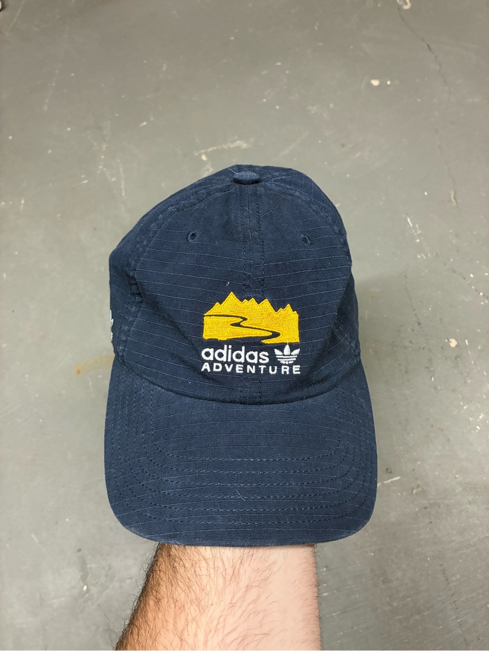 adidas Originals Adventure Men's Casual Fit Cotton Ripstop Cap 2020 Navy Blue